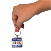 Square Acrylic Keyrings Held